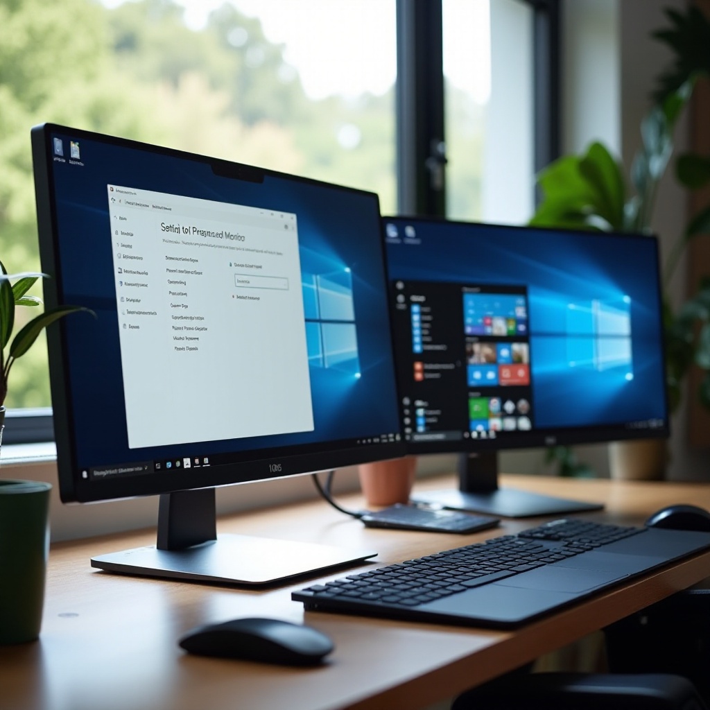 wie man den primären Monitor auf dem PC ändert