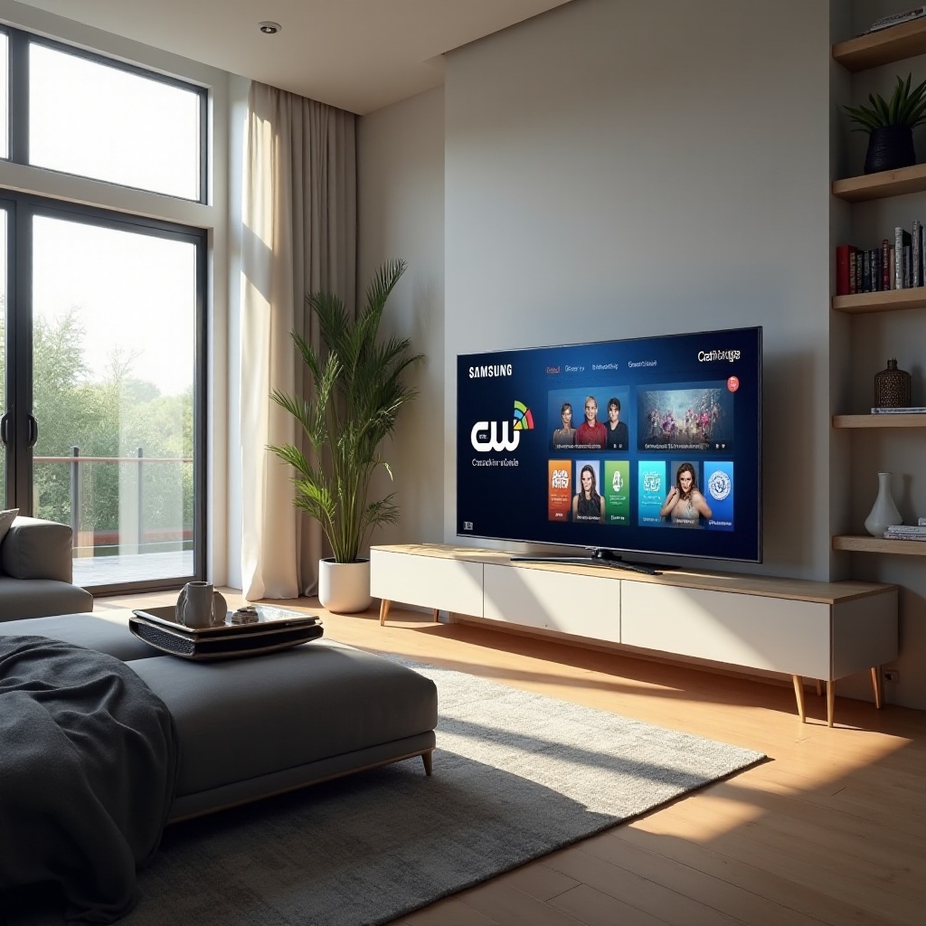 wie man CW auf einem Samsung Smart TV schaut
