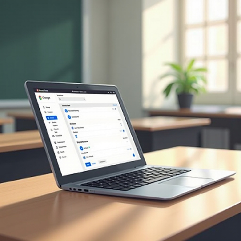 come disattivare la modalità con restrizioni sul Chromebook della scuola