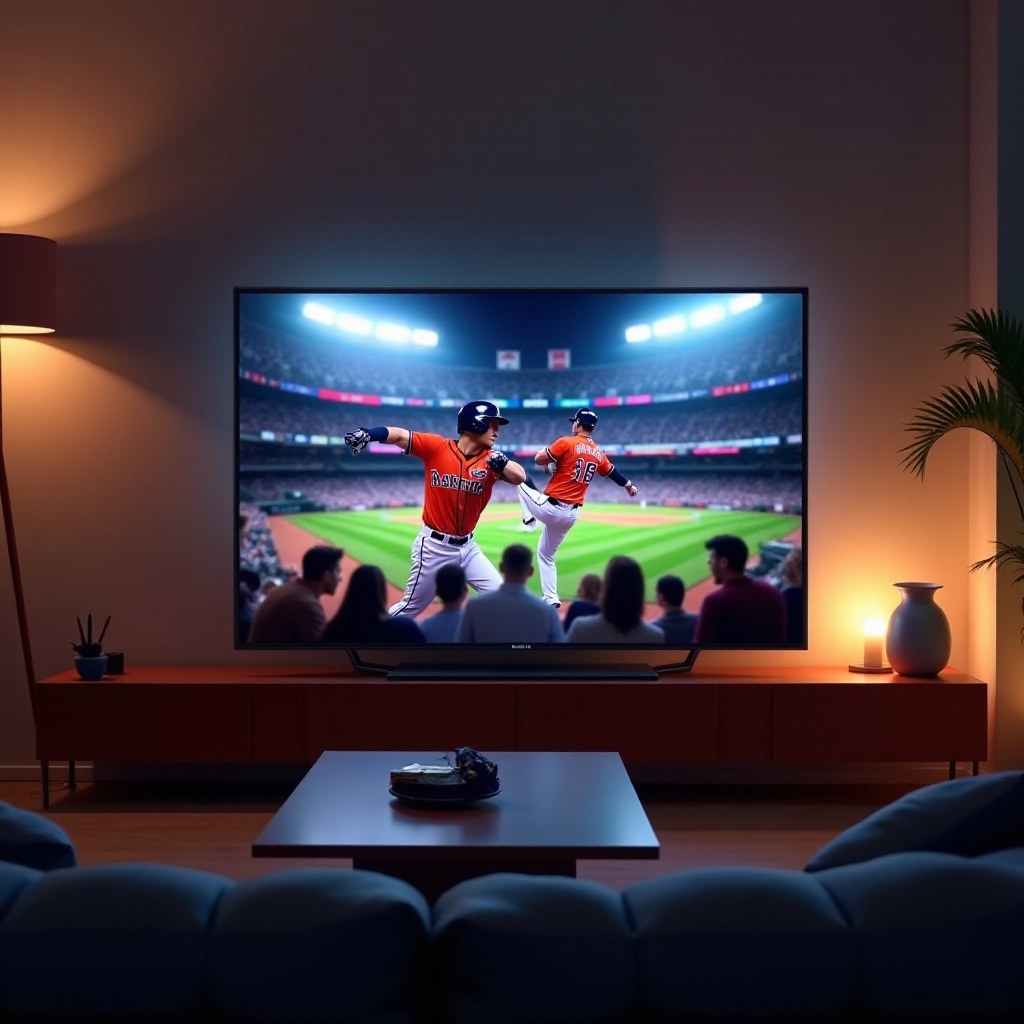 come guardare la partita degli Astros su una smart TV