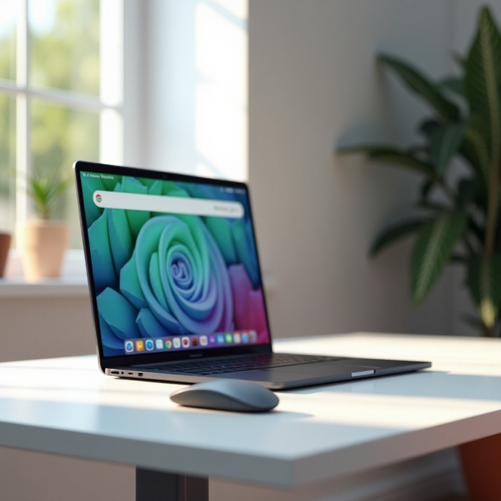 هل يمكن أن يكون هناك عرض على جهاز Chromebook؟