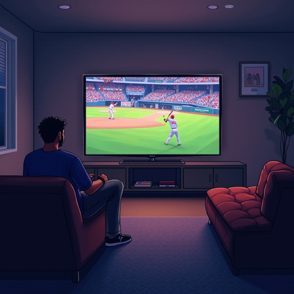 wie man das Astros-Spiel auf einem Smart-TV anschaut