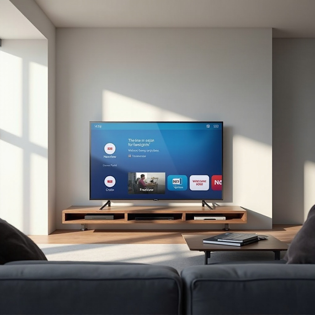 wie man Freeview auf einem Samsung Smart TV ansieht