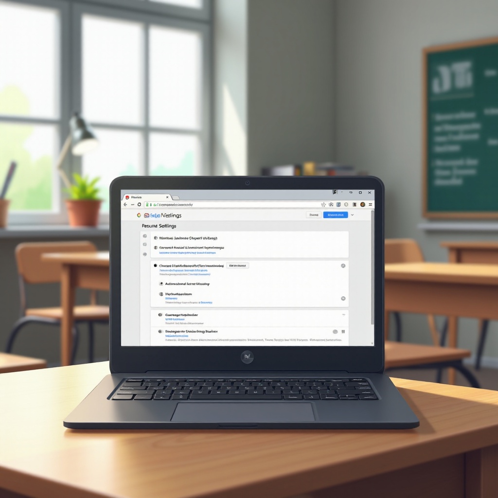 como desativar o modo restrito no Chromebook da escola