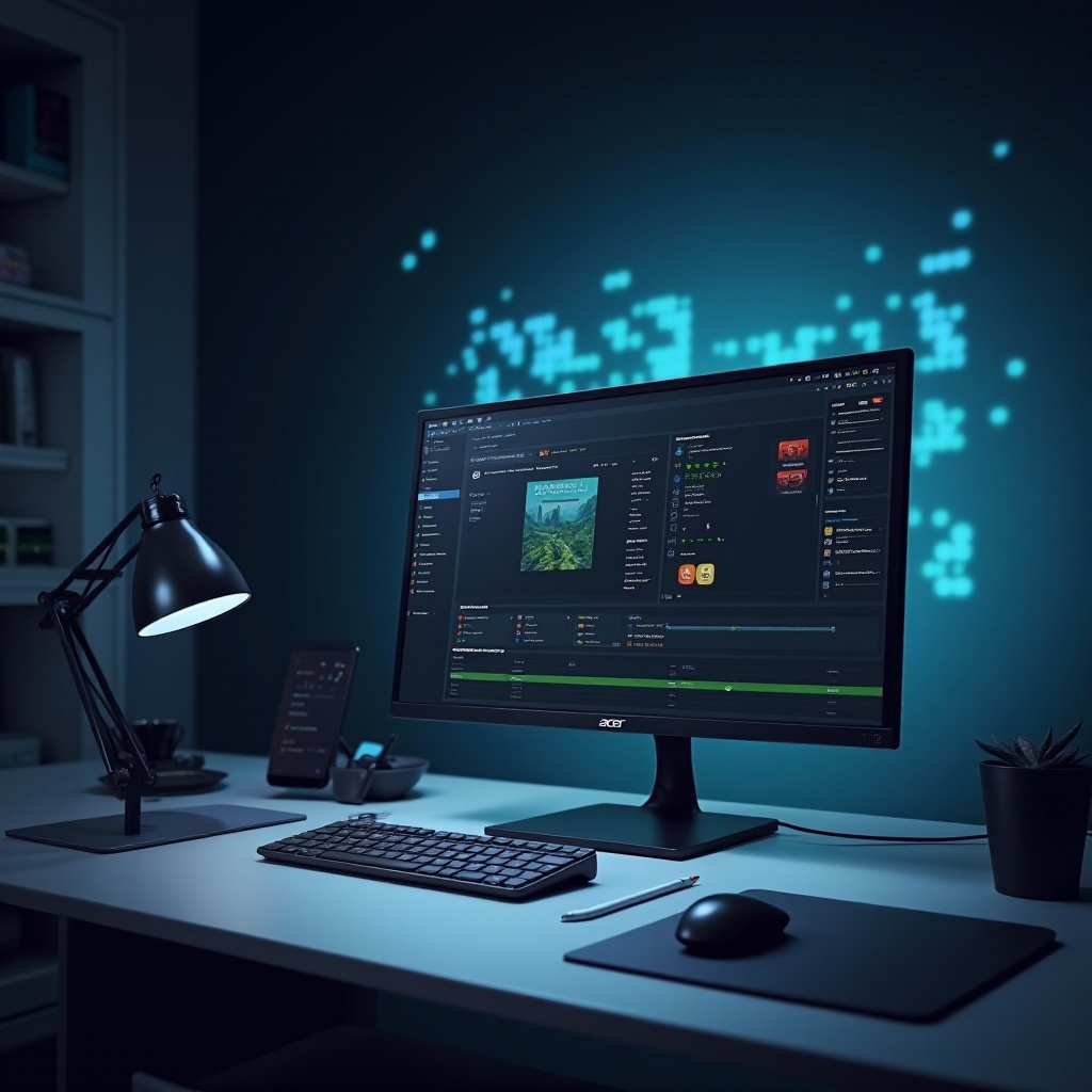 DisplayPort เกิน 60 ในจอภาพ Acer 72