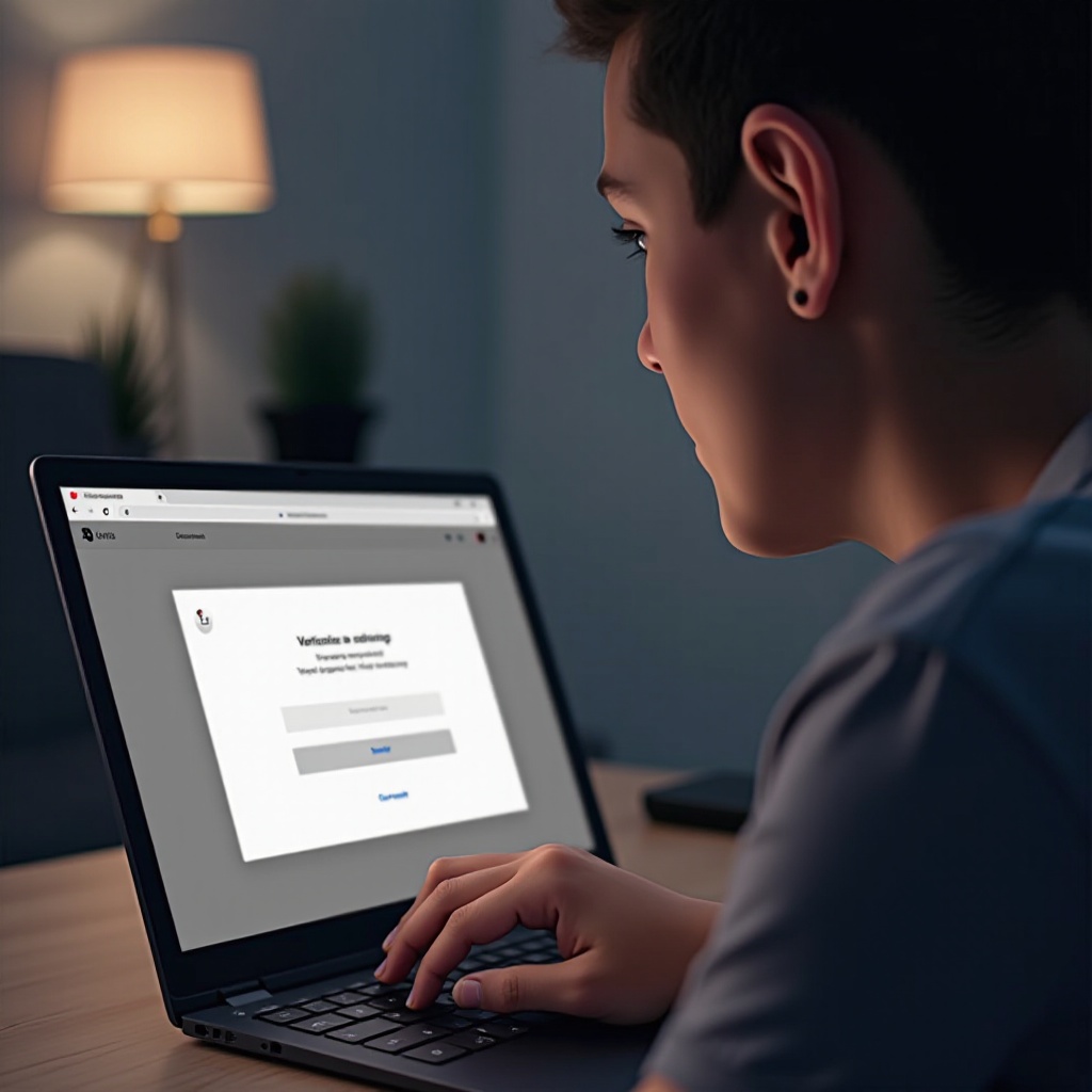 لا يمكن التحقق من كلمة مرور Chromebook الخاصة بي