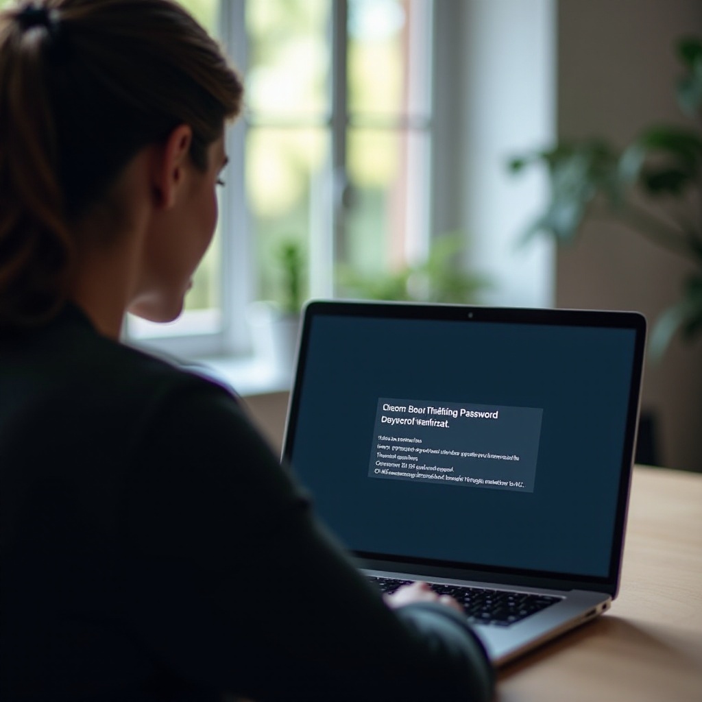 ไม่สามารถตรวจสอบรหัสผ่าน chromebook ของฉันได้