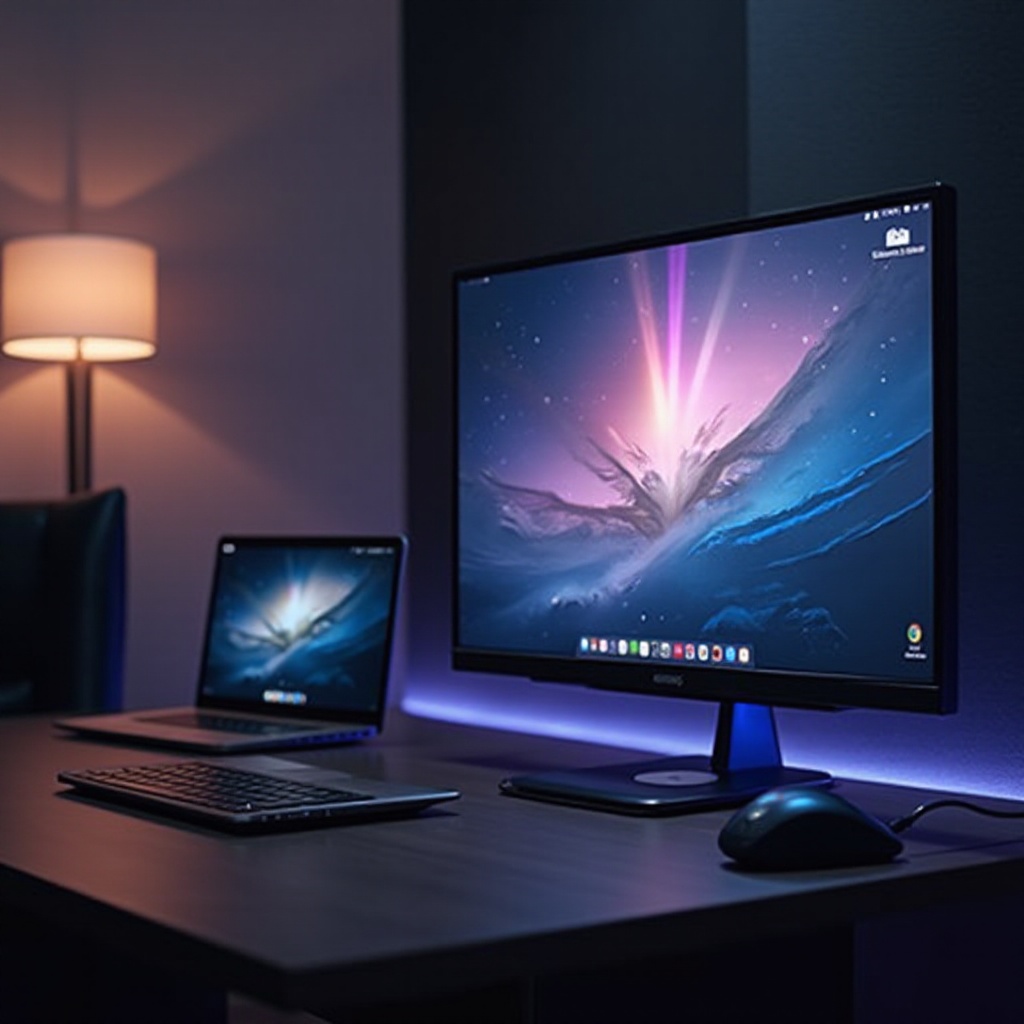 هل يمكن أن يكون هناك عرض على جهاز Chromebook؟