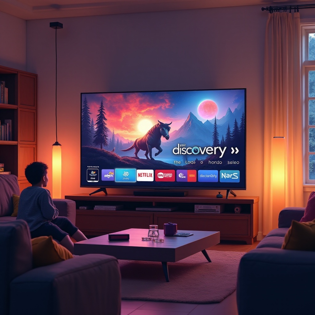 como assistir Discovery Plus na smart TV