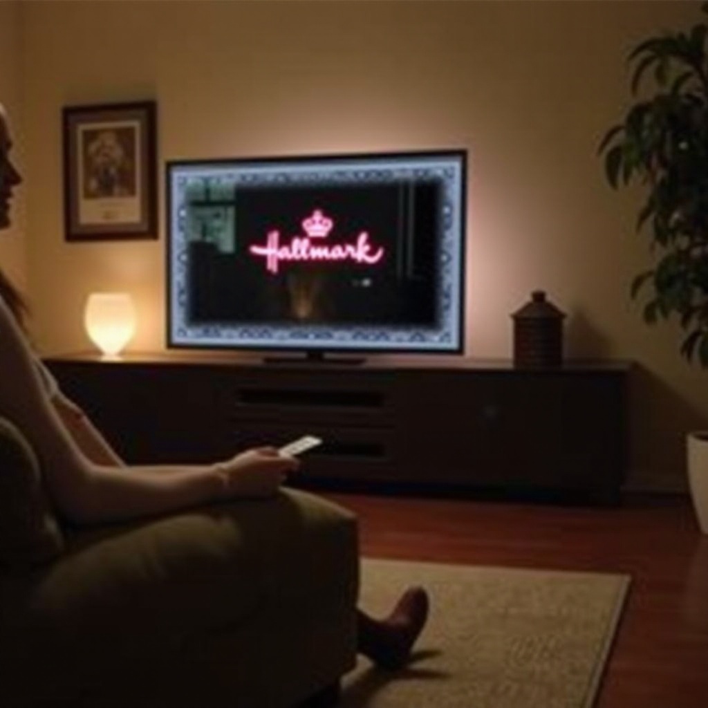 como assistir a Hallmark em uma smart TV