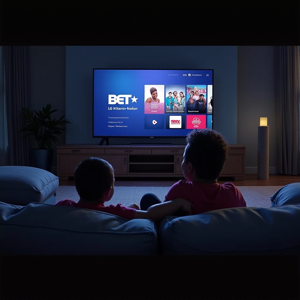 wie man Bet Plus auf einem LG Smart TV sieht