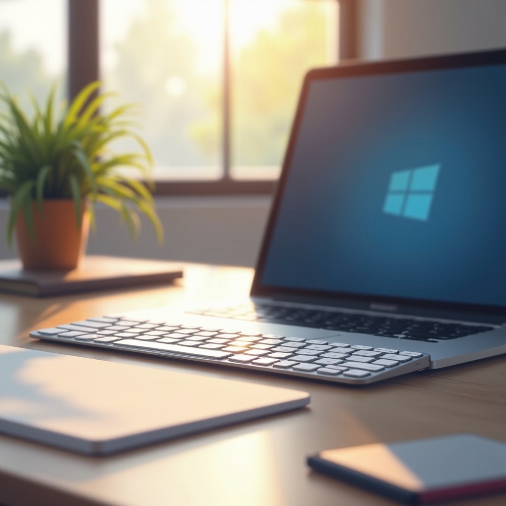 لوحة مفاتيح لاسلكية للماك إلى حاسوب يعمل بنظام ويندوز 11