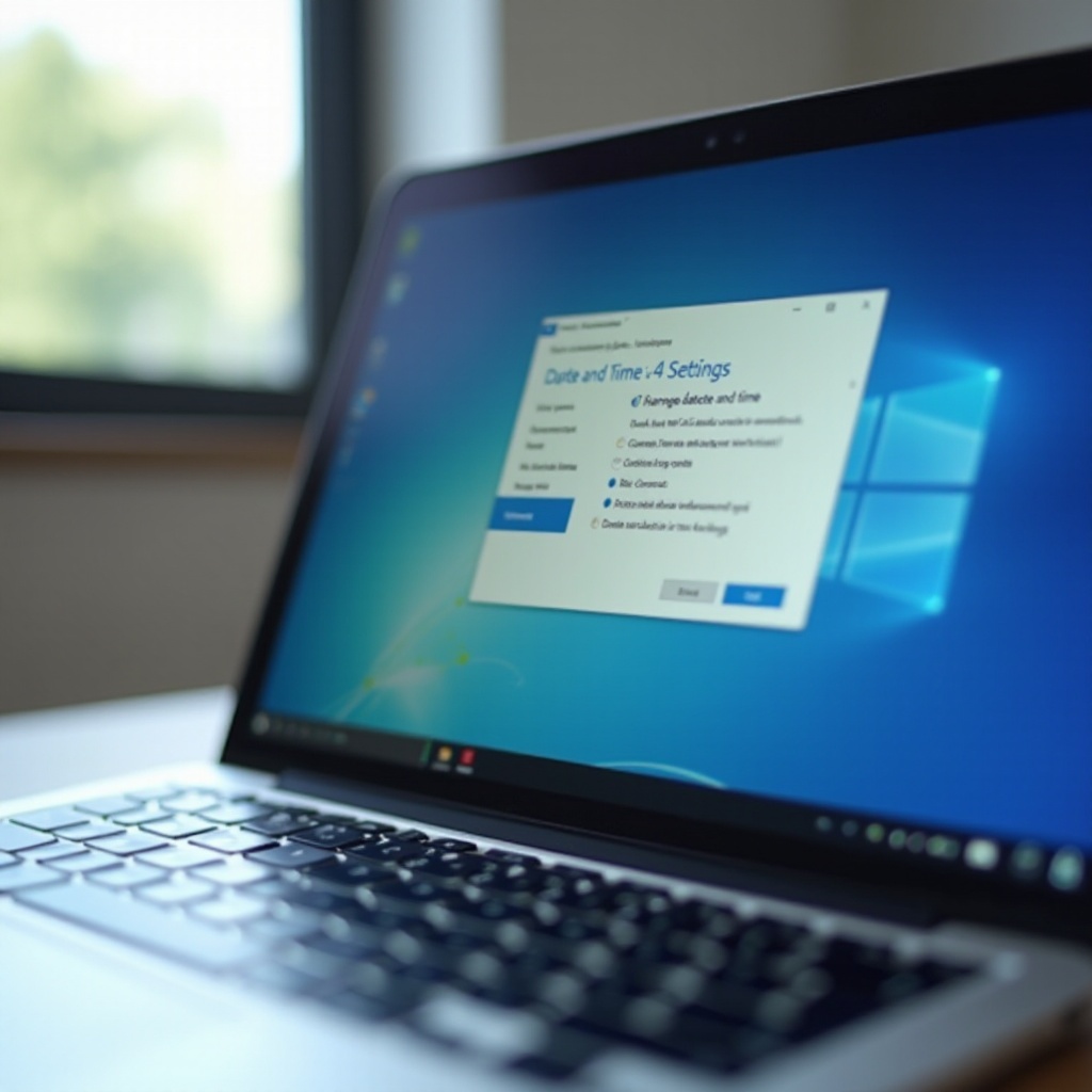 alterar hora desativado no Windows 10