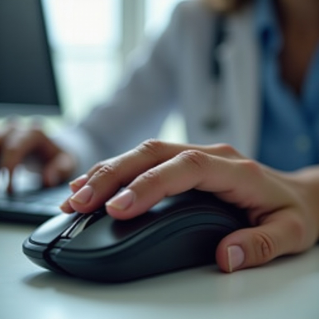 Punho dói por causa do mouse