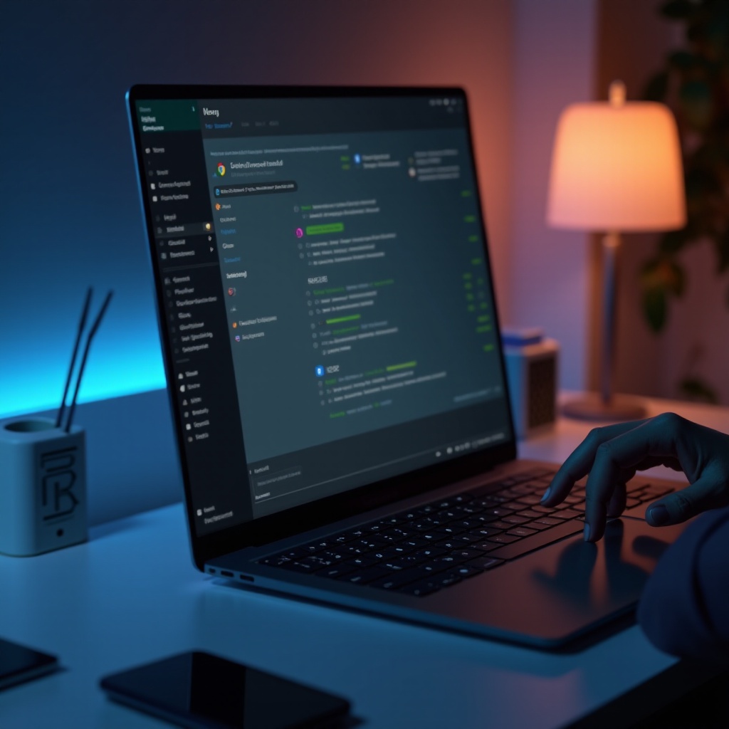 Que controles desligam o seu computador em um laptop Chromebook?