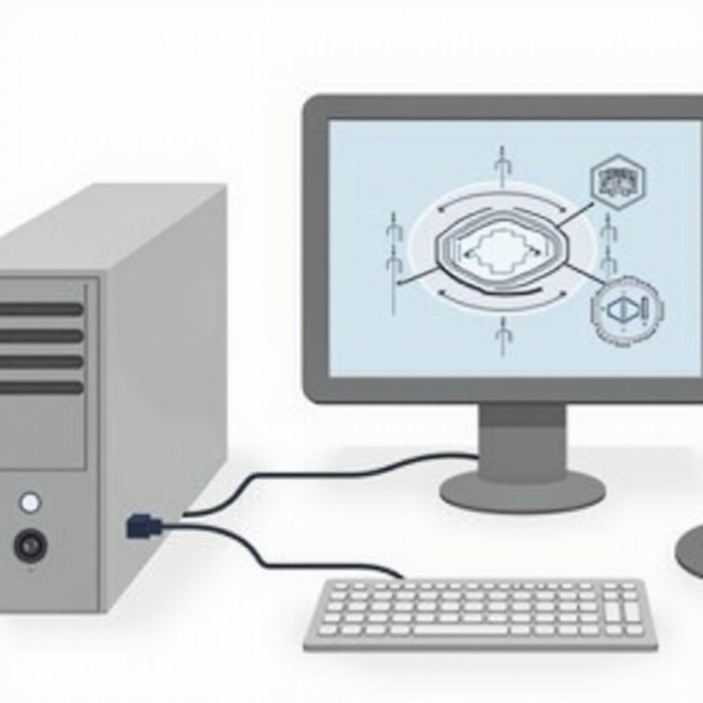 توصيل شاشتي بالحاسوب الخاص بي باستخدام HDMI