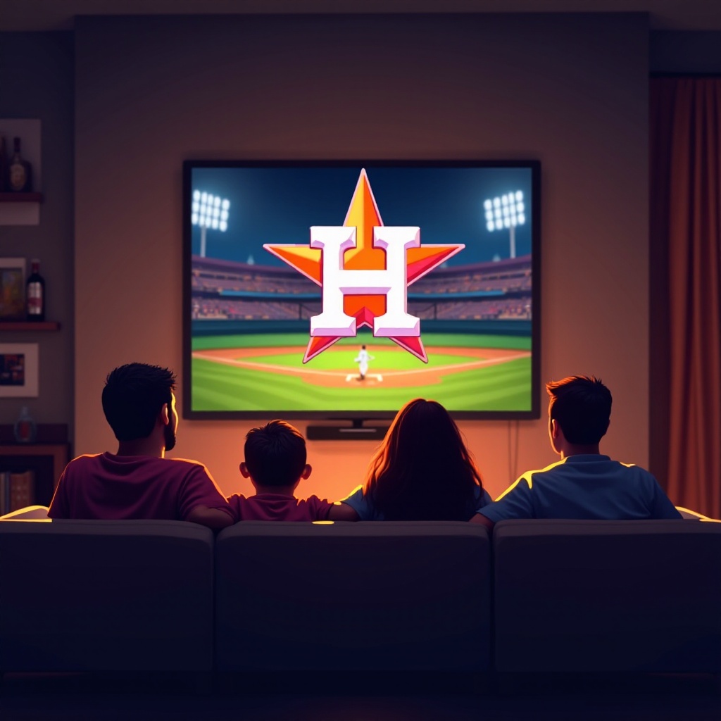 come guardare la partita degli Astros su una smart TV