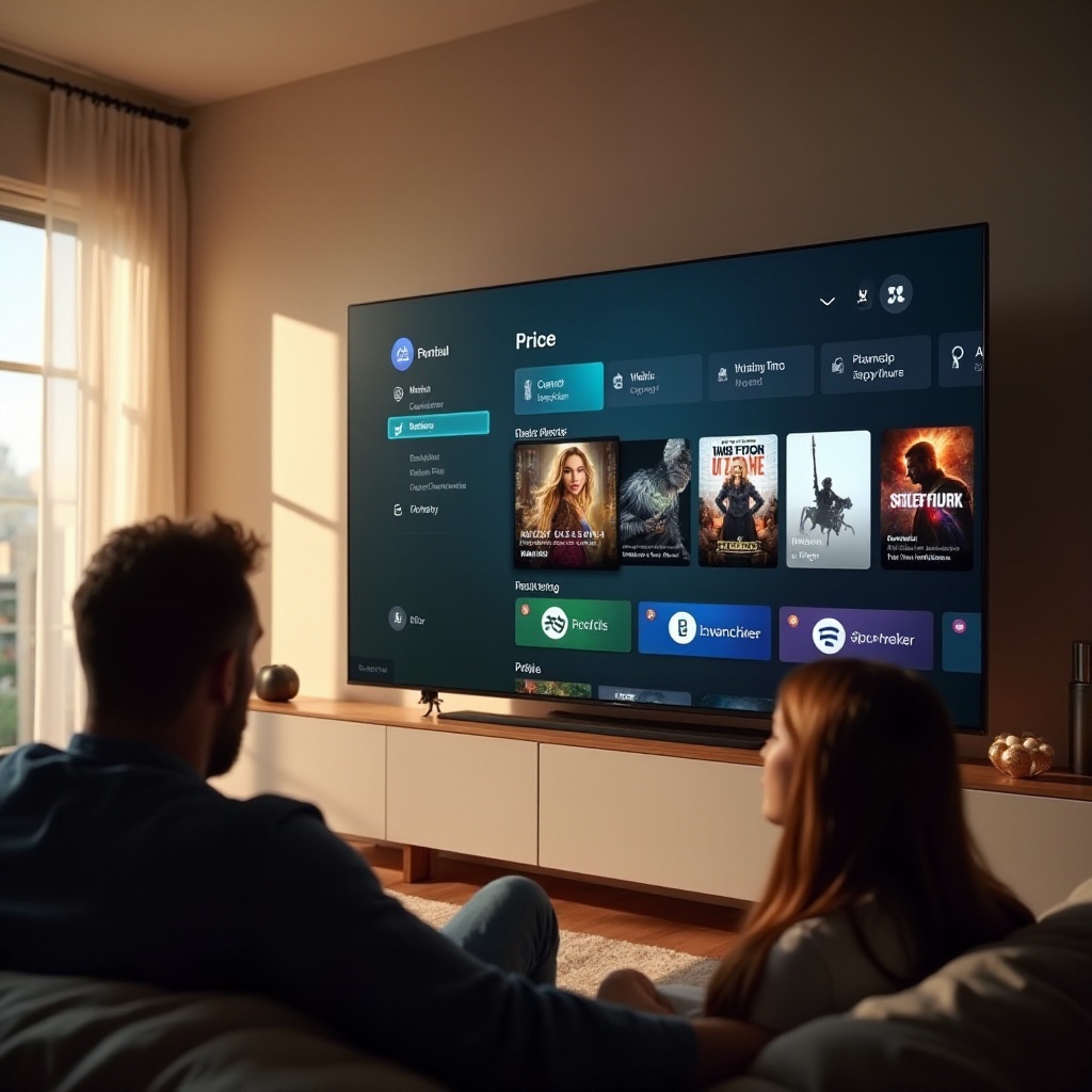 wie man Discovery Plus auf einem Smart-TV sieht