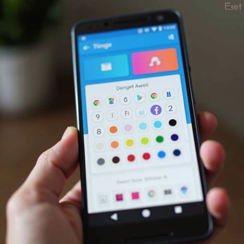 wie man die Farben der App auf Android ändert