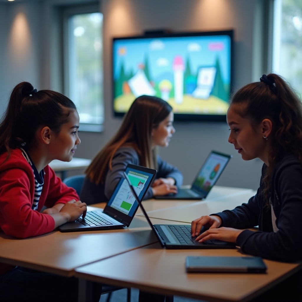 จอแสดงผลสามารถอยู่บน Chromebook ได้หรือไม่?