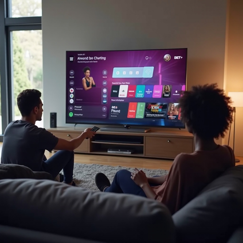come guardare Bet Plus su un TV Smart LG
